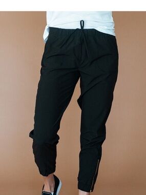 Albion Fit Jetsetter Pants Black Joggers Size Medium